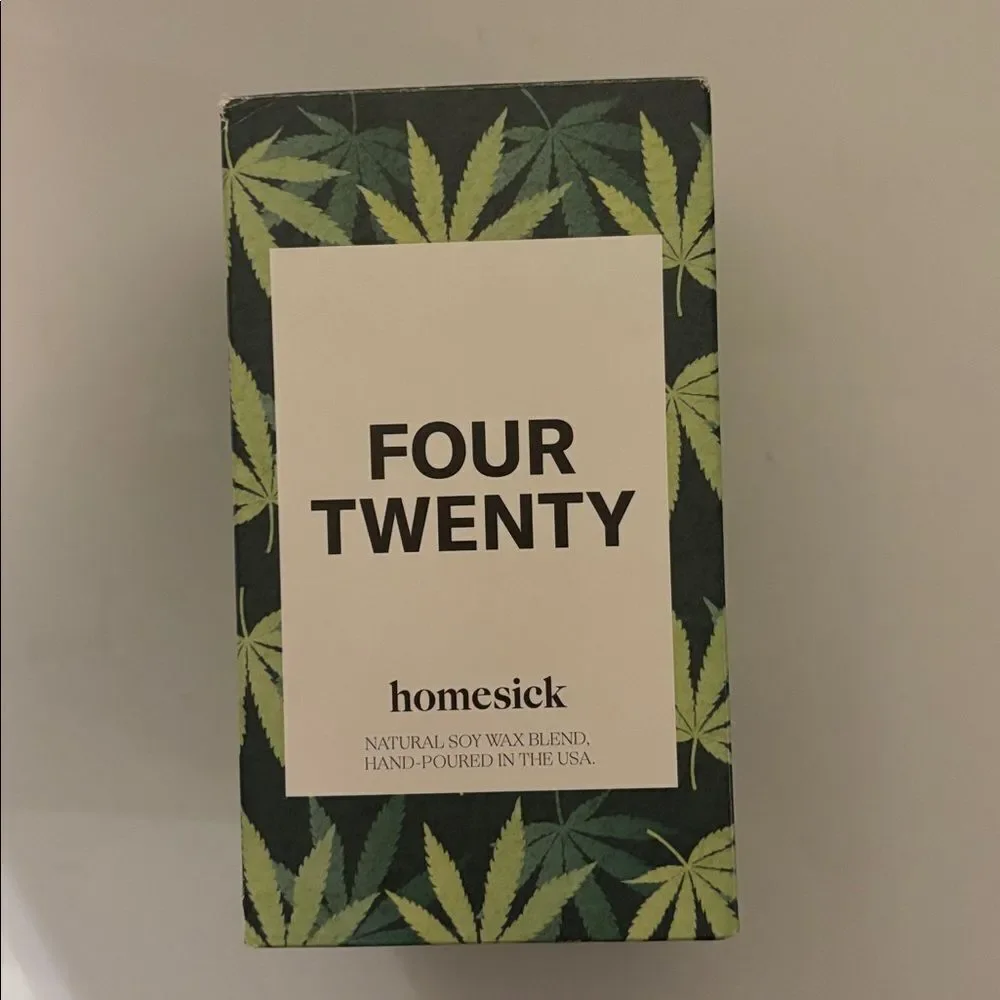 Homesick Scented Candles for Home (Four Twenty) - 13.75 oz Long-Lasting Natural